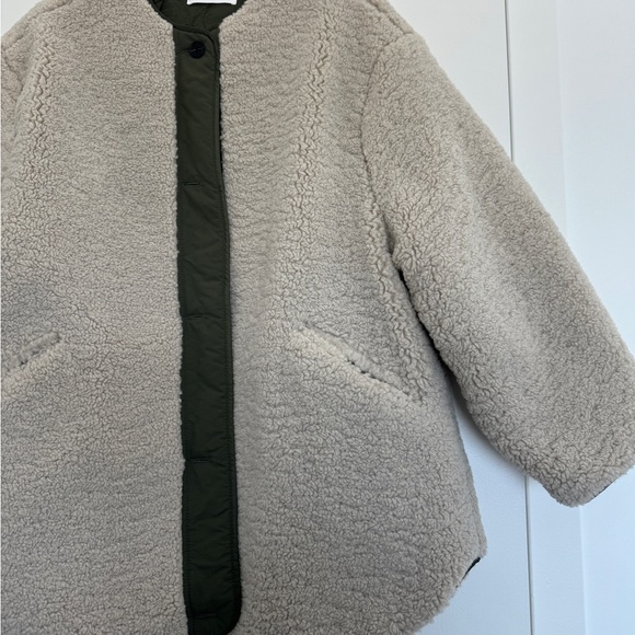 Mango Faux Shearling Jacket - Picture 14 of 15